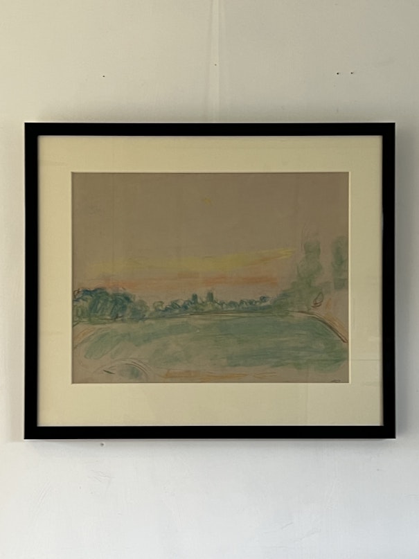 Artwork with frame