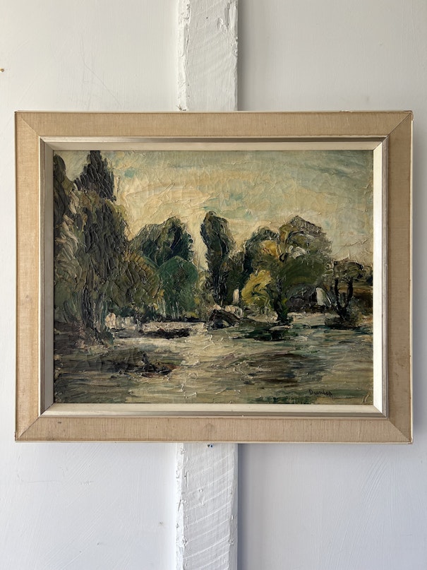 Artwork with frame