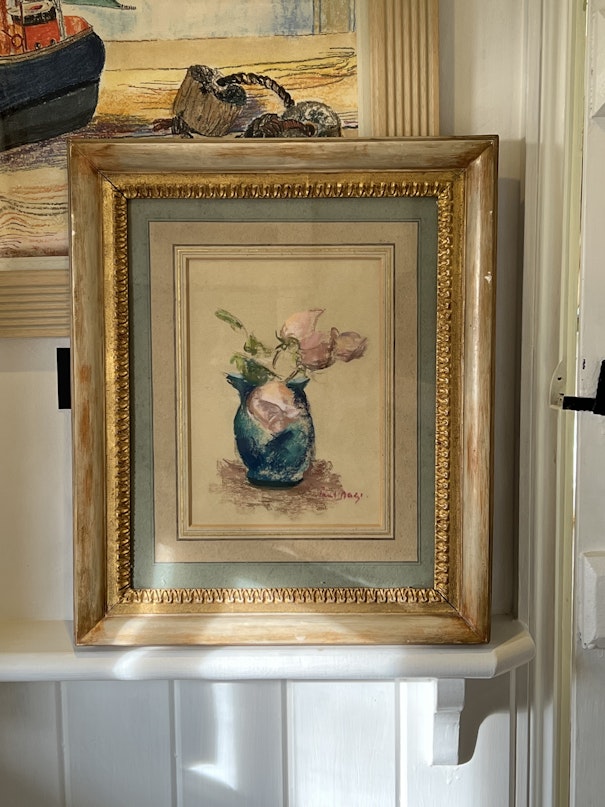 Artwork with frame