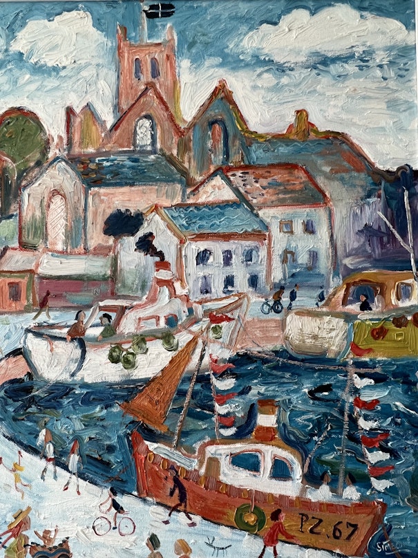 Artwork without frame