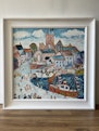 Artwork with frame