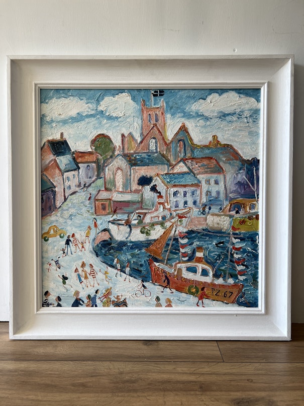 Artwork with frame