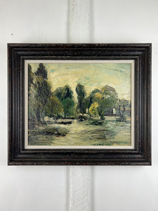 Artwork with frame