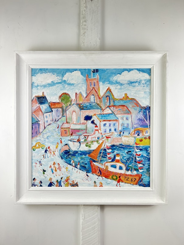 Artwork with frame