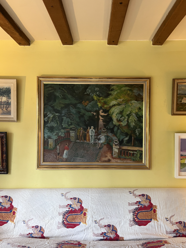Artwork with frame