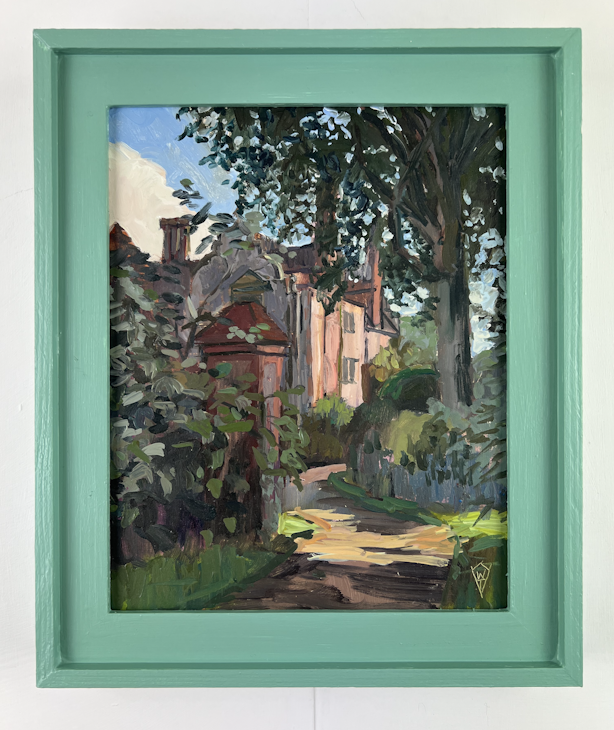 Artwork with frame