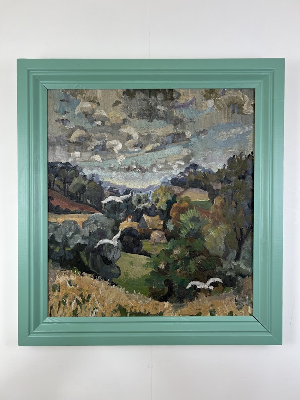 Artwork with frame