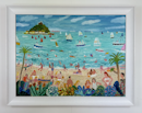 Artwork with frame