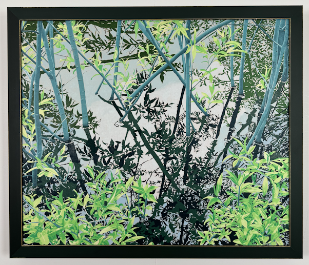 Artwork with frame