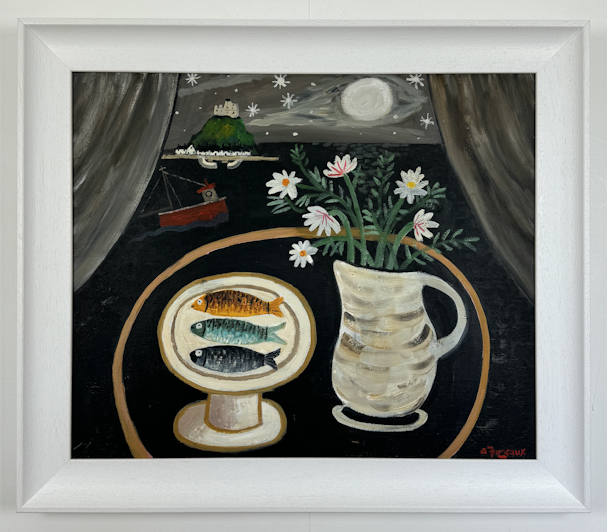 Artwork with frame