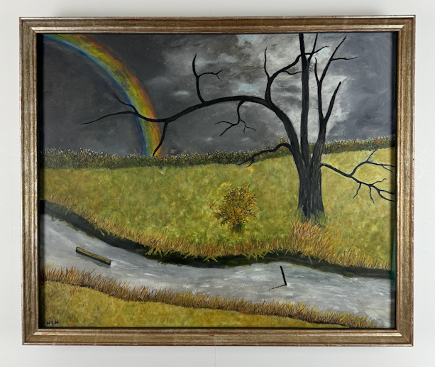Artwork with frame