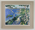 Artwork with frame