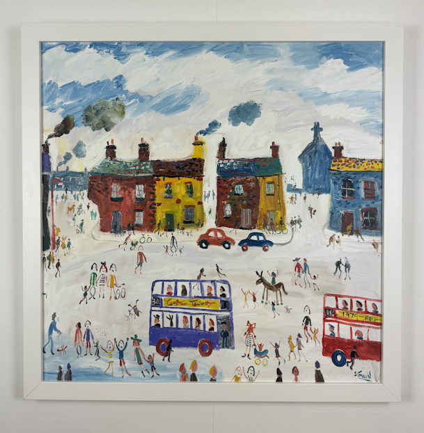 Artwork with frame