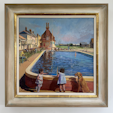 Artwork with frame