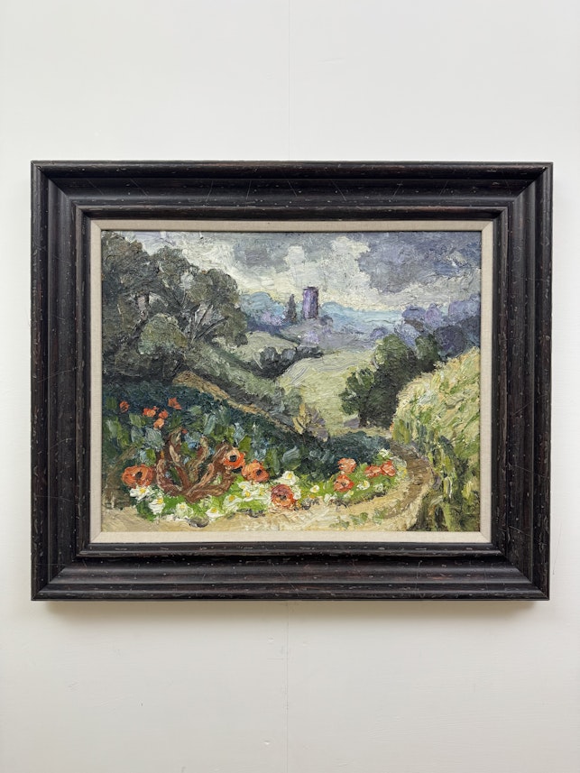 Artwork with frame