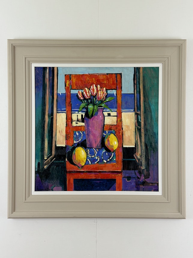 Artwork with frame