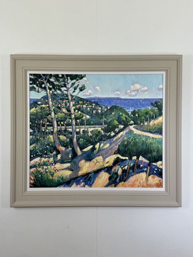 Artwork with frame