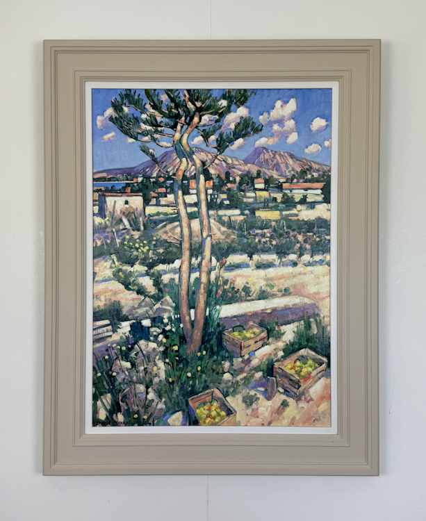 Artwork with frame