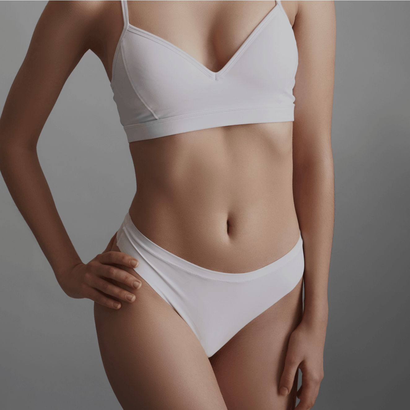 woman in underwear