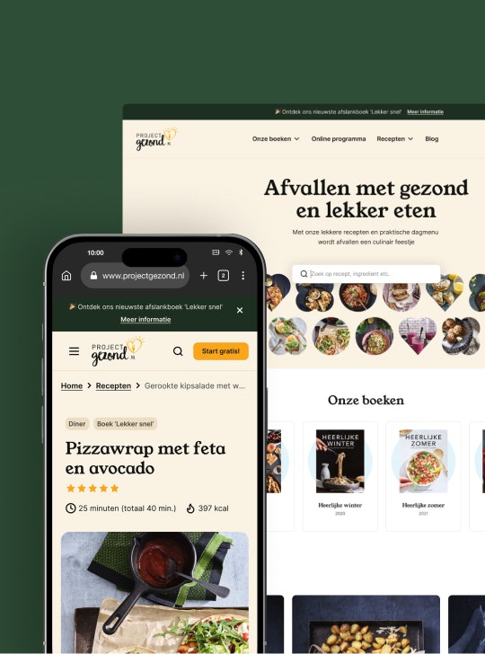 Thumbnail of De nieuwe Project Gezond website