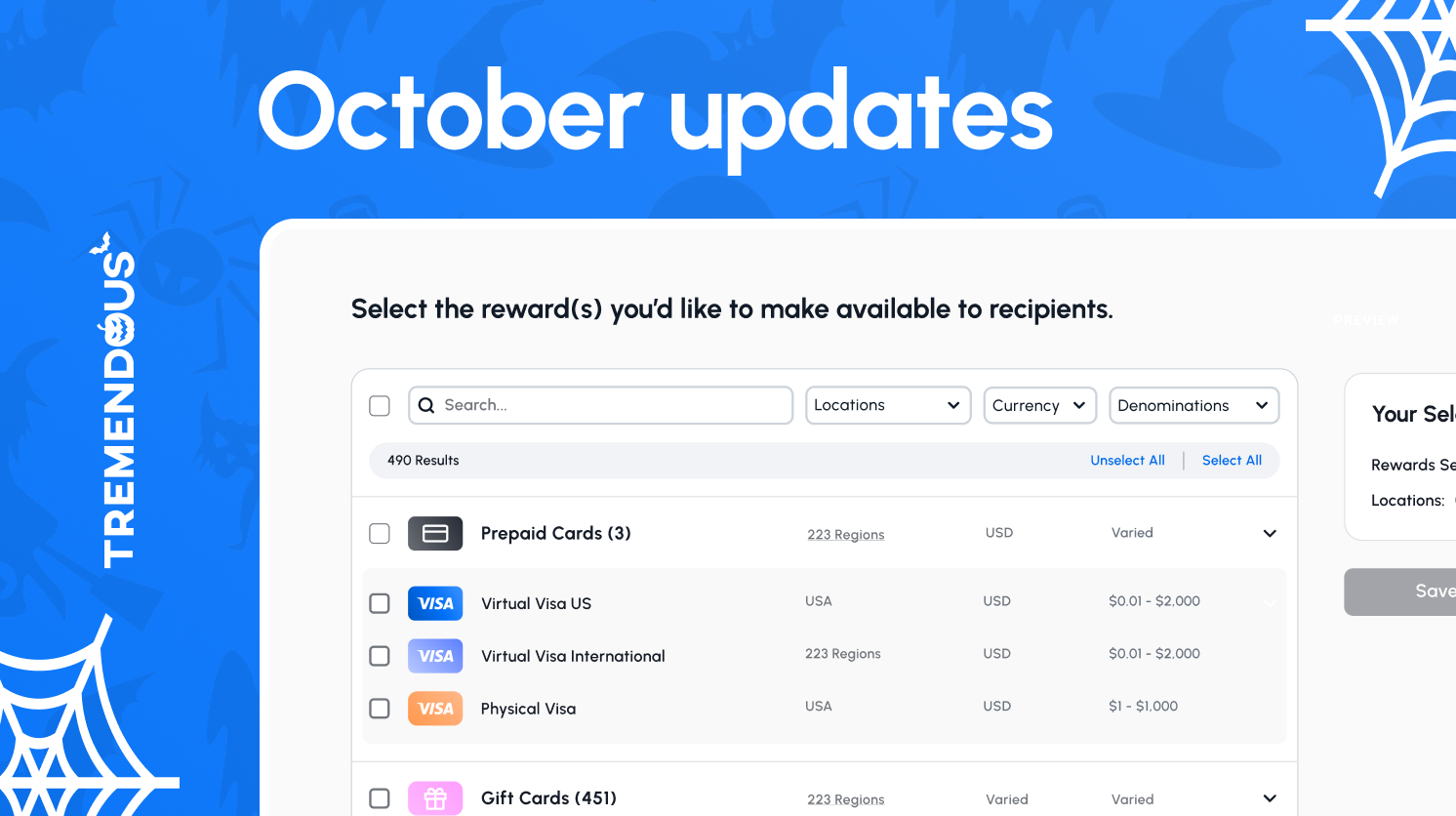 Product improvements — October 2021 🎃