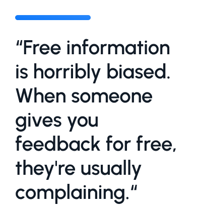 Free information is horribly biased.