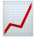 Graph upward emoji