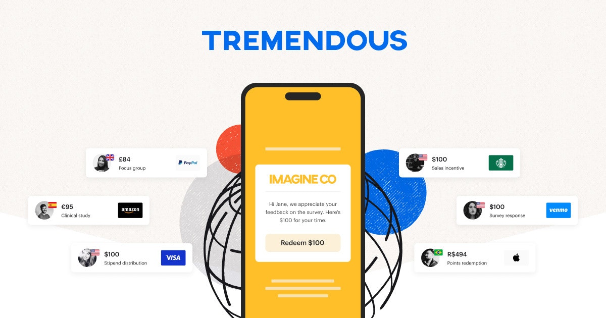 Gift card catalog Tremendous