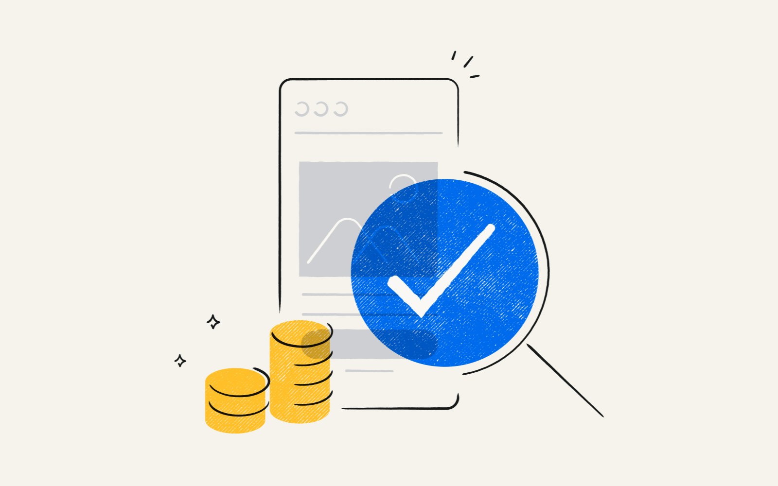 A mobile app's user interface and an incentive.