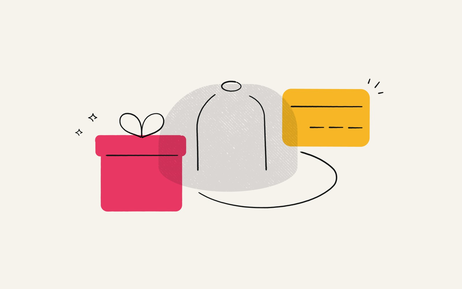A hat, an incentive, and a gift: three different giveaway options companies can gift to booth visitors and prospects at trade shows and conferences.