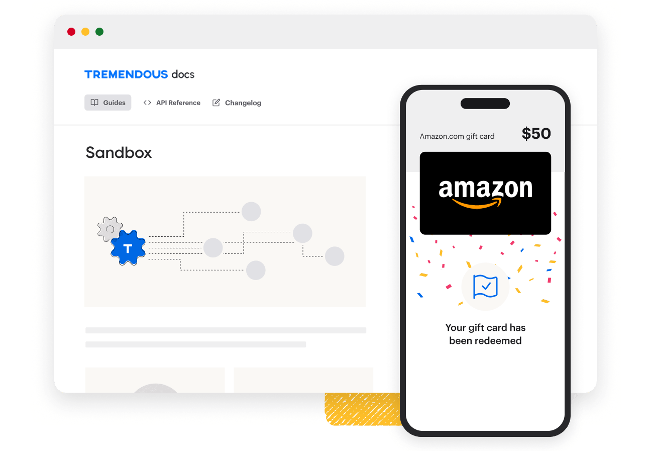Gift Card API | Send Digital Incentives Fast, Global & Free | Tremendous