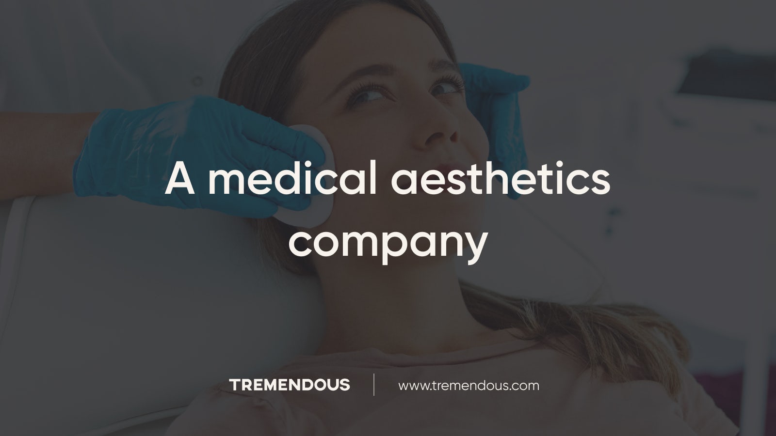 Photo of a woman getting ready for a medical aesthetics treatment
