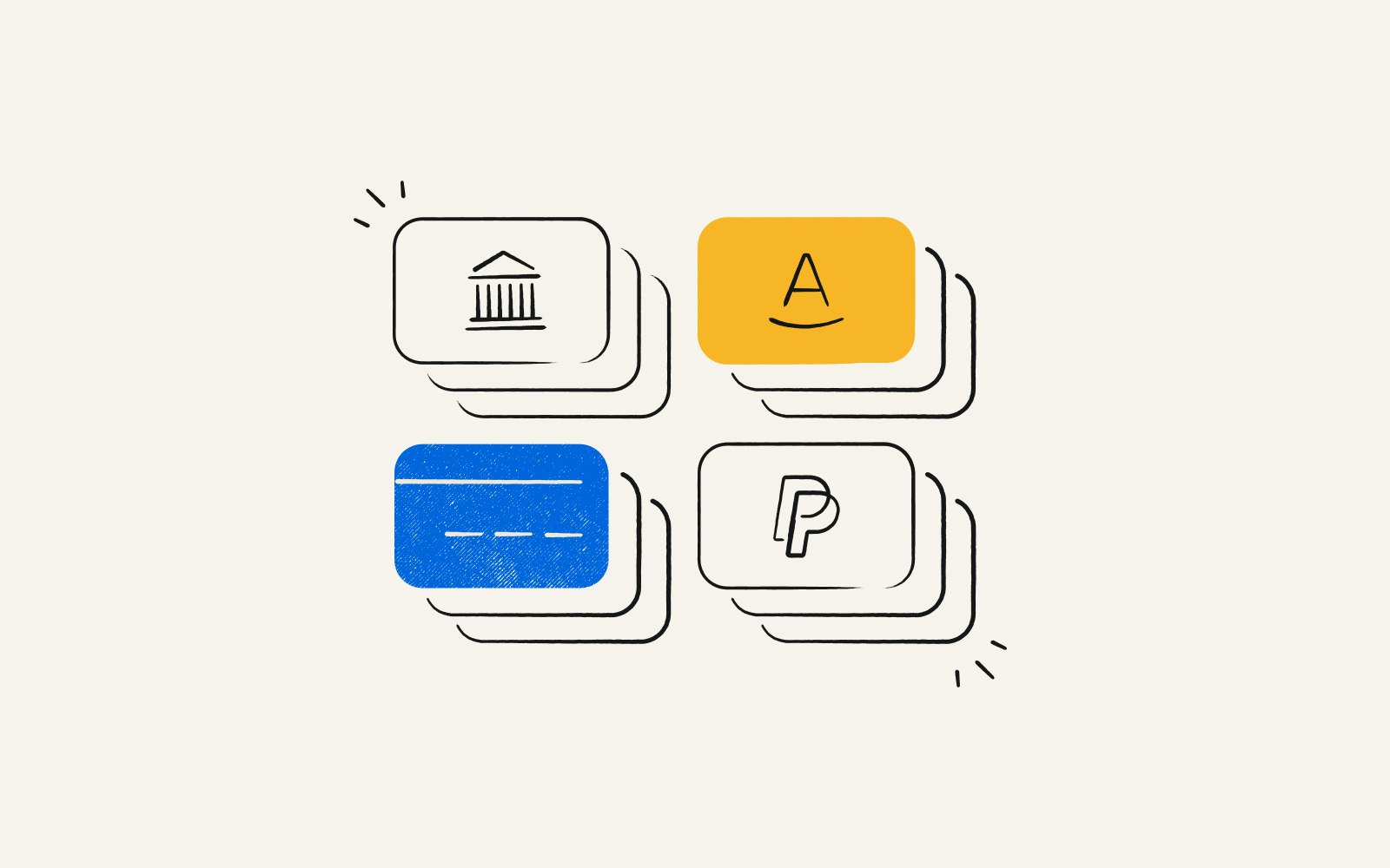 An illustration of different monetary options available through the Tremendous API.