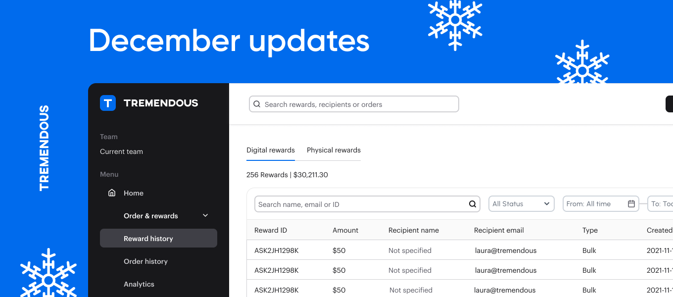 Product improvements — Q4 2021