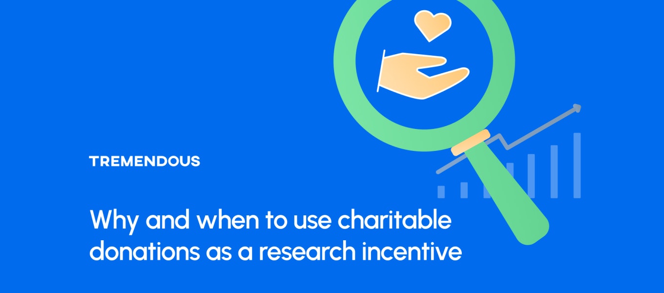Choosing charity over cash: Why charitable donations in place of traditional incentives are on the rise