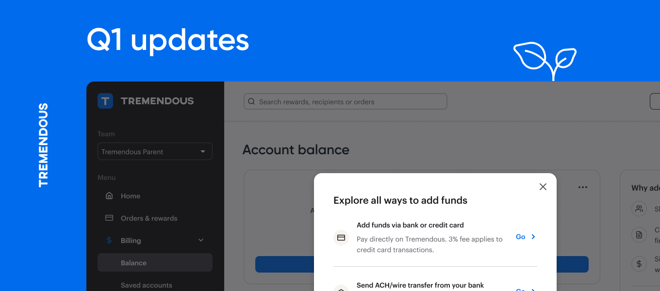 Tremendous product updates — Q1 2022