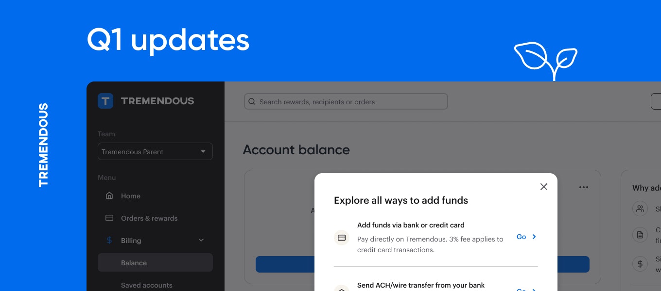 Tremendous product updates — Q1 2022
