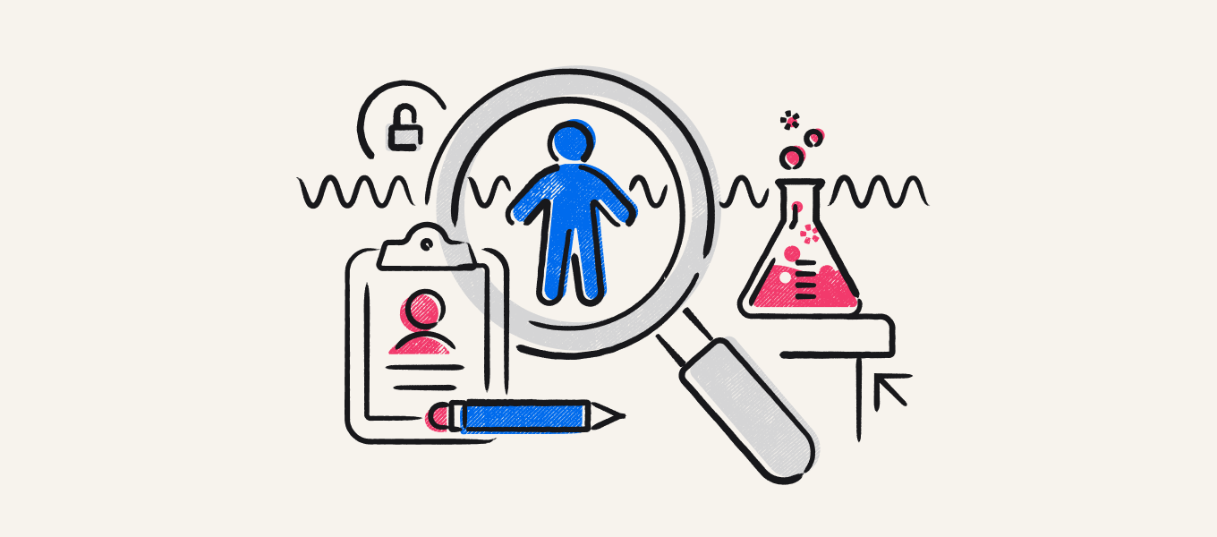 An illustration of a clinical study to represent IRBs, which are the governing body that approves various research studies.