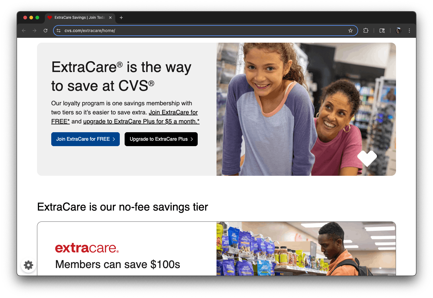 CVS ExtraCare loyalty program