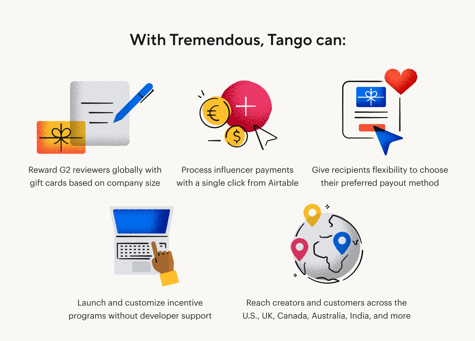Tango's main benefits since switching to Tremendous