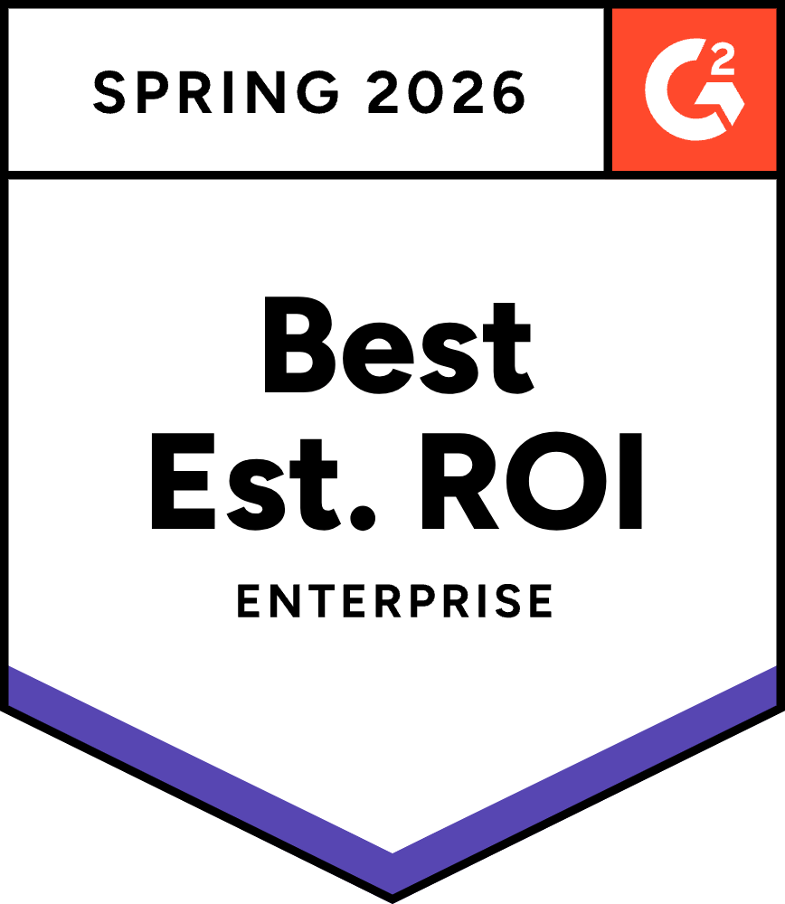 G2 - Best ROI - Enterprise