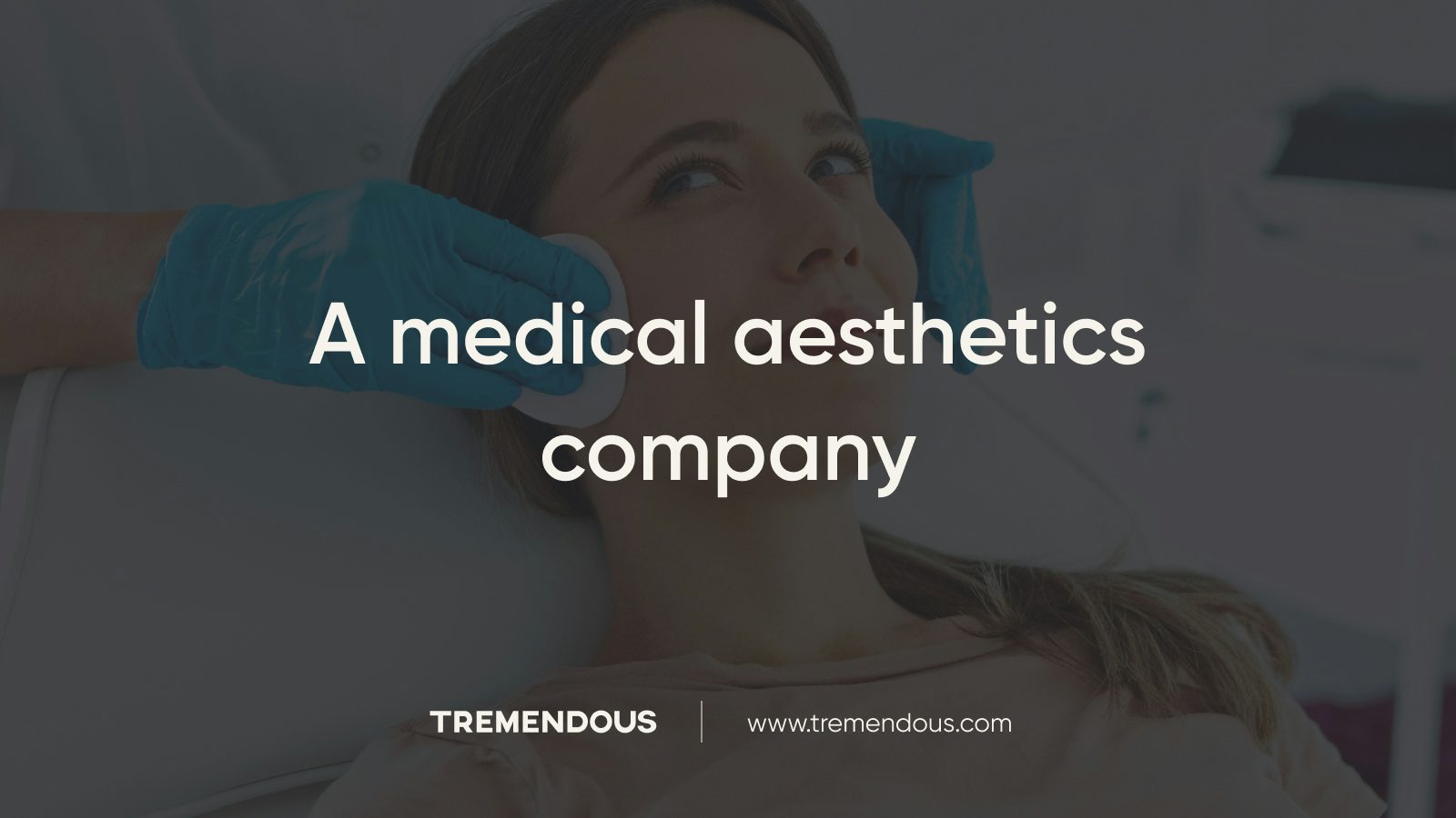 Photo of a woman getting ready for a medical aesthetics treatment