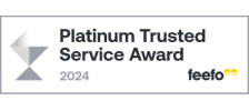 Platinum Trusted Service Award FEEFO