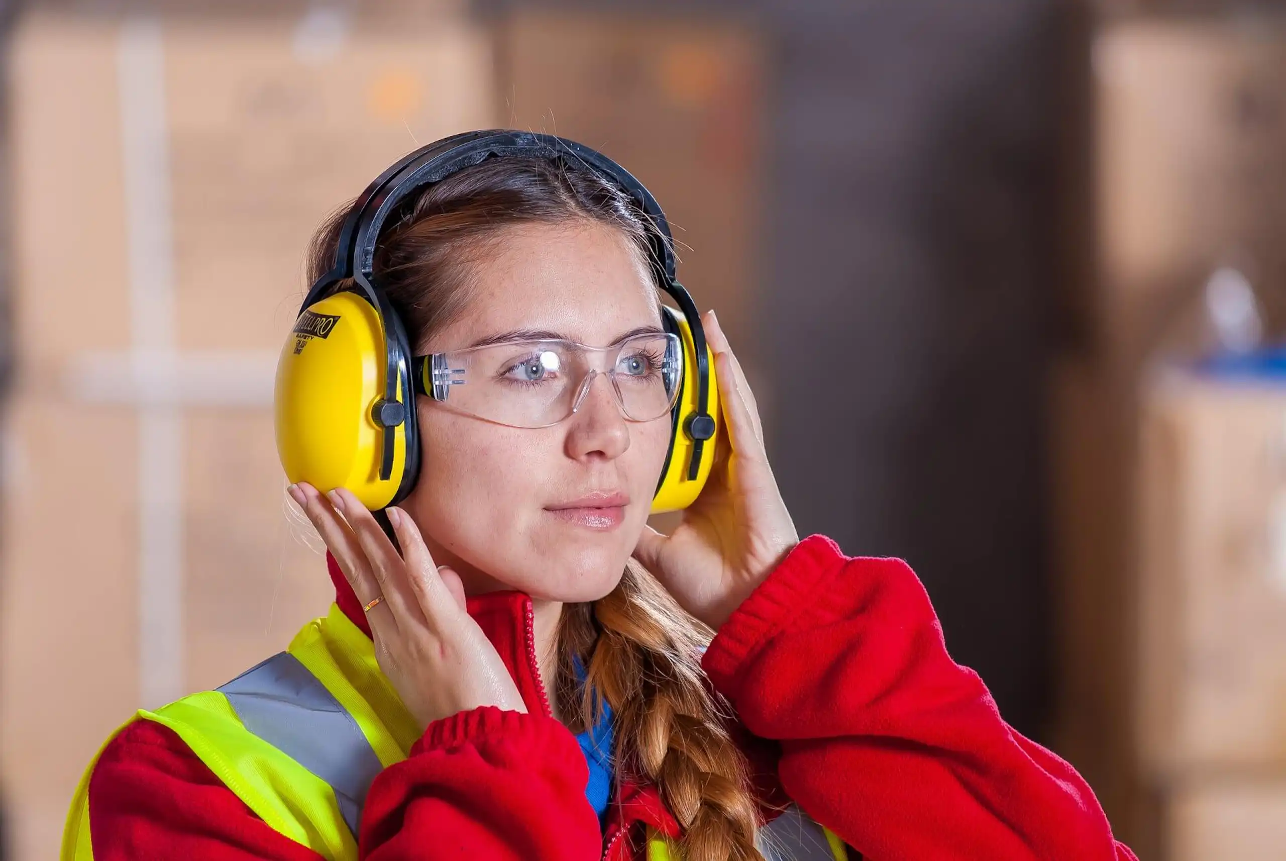 Noise levels at work and mental health