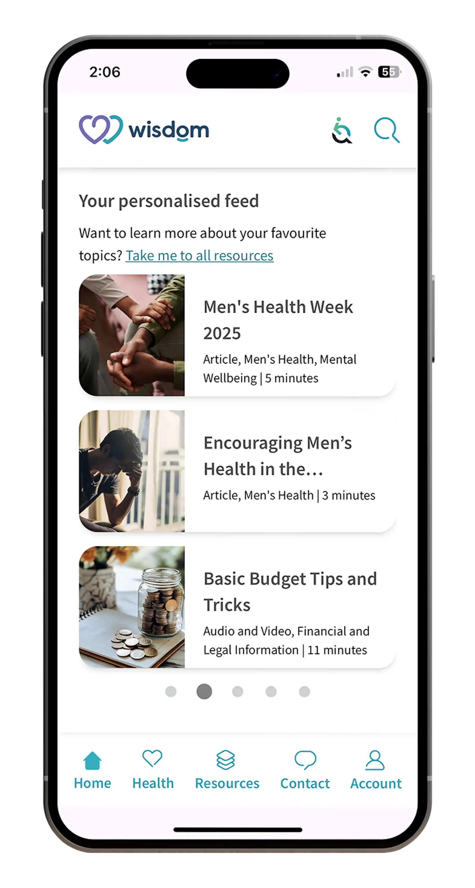 Wisdom app from Wisdom Wellbeing - Track Your Mental Health