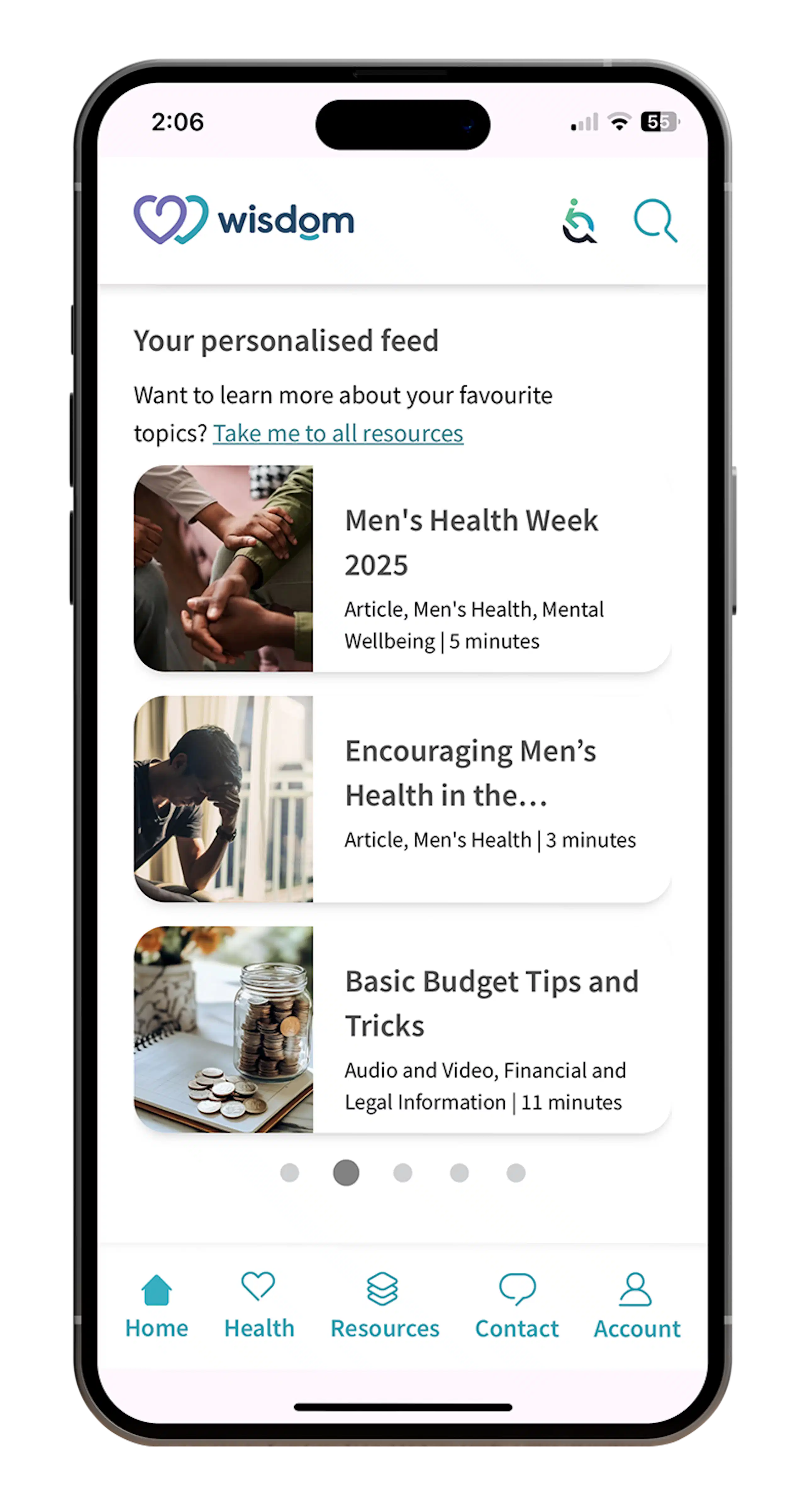 Wisdom App - Personalised Feeds Wisdom App - Personalised Feeds