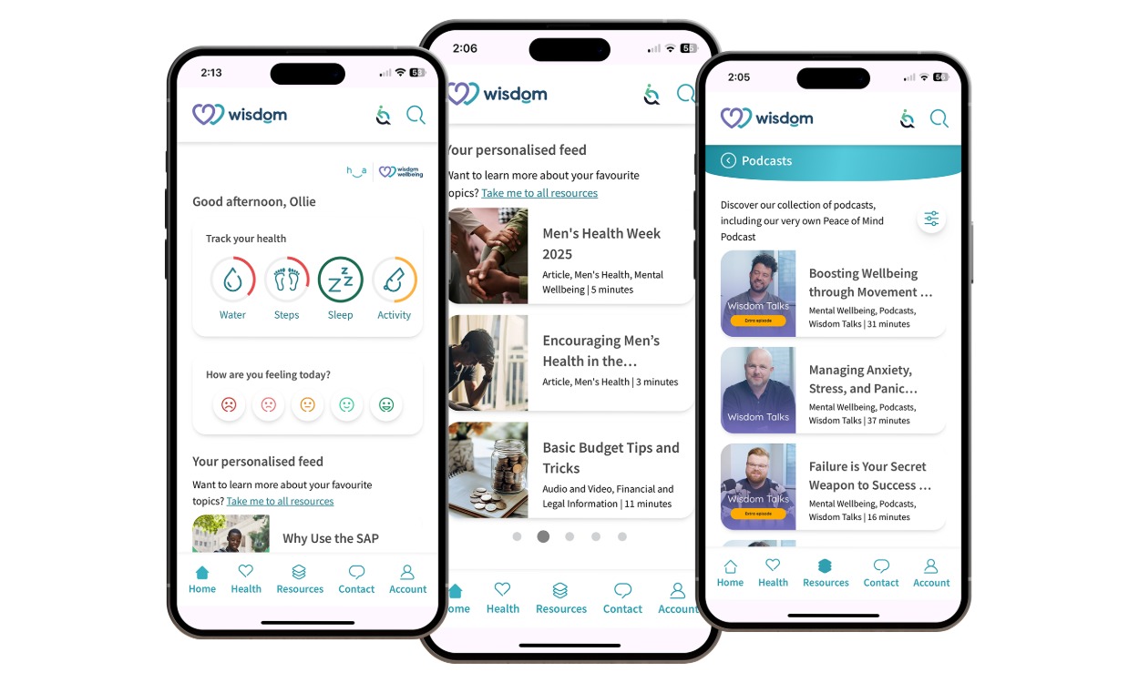 Wisdom App from HA | Wisdom Wellbeing