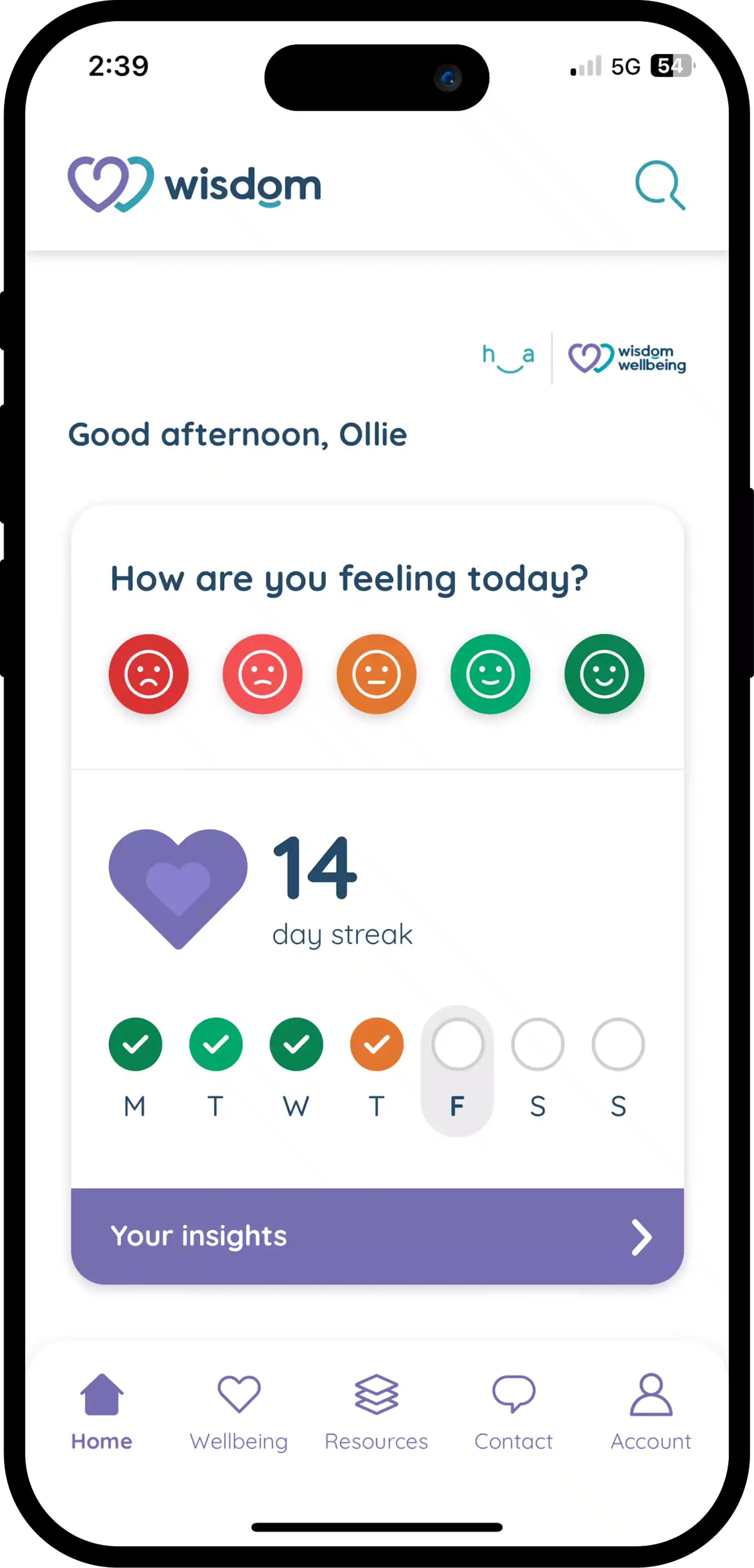 Wisdom App - Mood Tracker