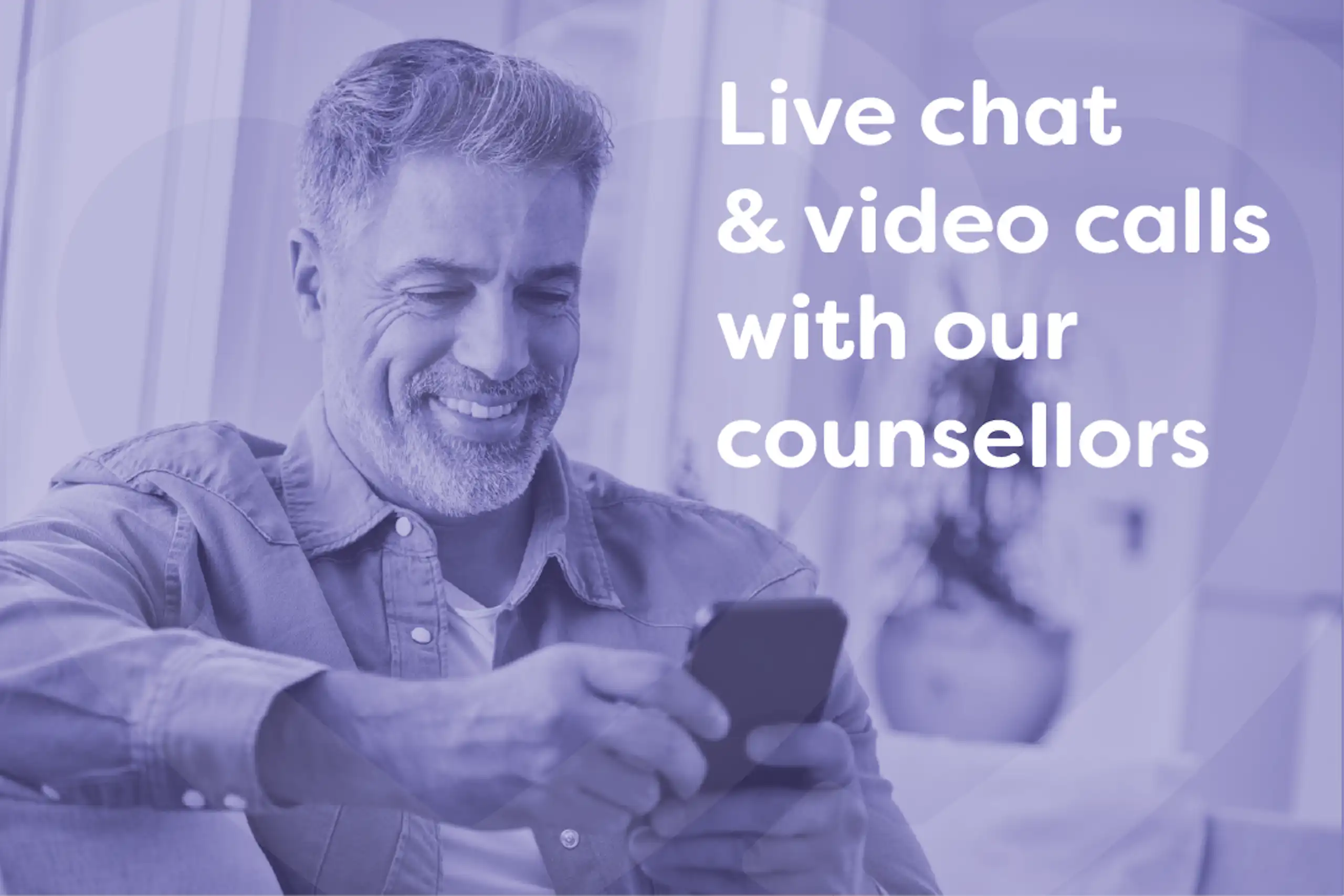 Wisdom app - Live chat with our counsellors