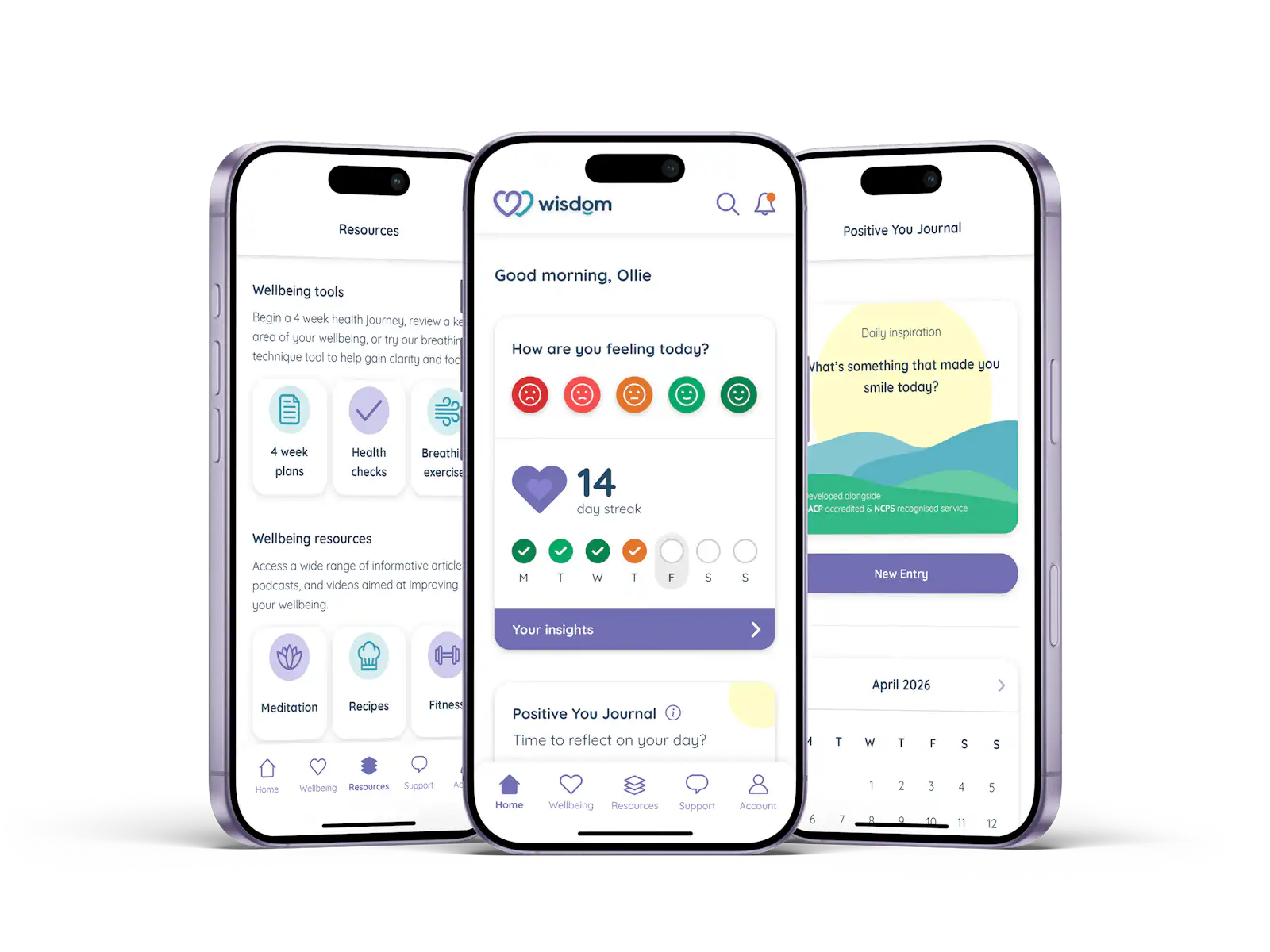 Wisdom app from Wisdom Wellbeing – Mental Wellbeing App